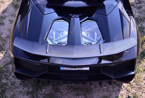 ORYGINALNE LAMBORGHINI AVENTADOR PEŁNA OPCJA, MIĘKKIE KOŁA, MIĘKKIE SIEDZENIE/BDM0913