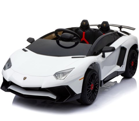 ORYGINALNE LAMBORGHINI AVENTADOR PEŁNA OPCJA, MIĘKKIE KOŁA, MIĘKKIE SIEDZENIE/BDM0913