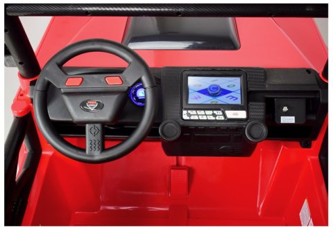 MEGA AUTO BUGGY RACING 4X4, , MIĘKKIE KOŁA EVA, MIĘKKIE SIEDZENIE, PANEL MP4 FULL OPCJA /BBH0001