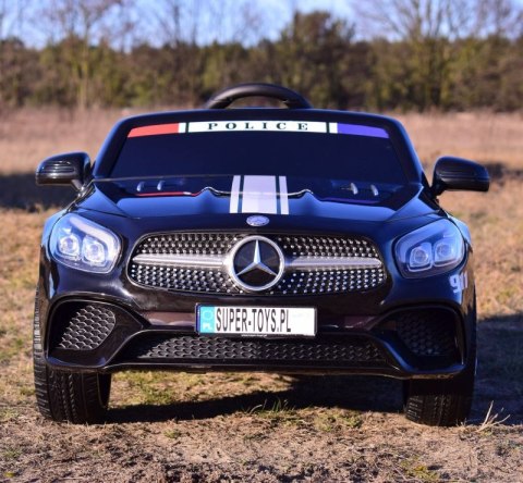 MERCEDES POLICJA SL500, MIĘKKIE SIEDZENIE , MIEKKIE KOŁA, SYSTEM ESW, RADIO FM /S301