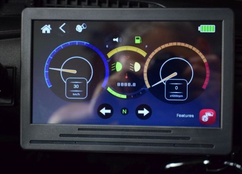 ORYGINALNA TOYOTA HILUX, 2X12V10AH W WALIZCE,MP4, LAKIER, FULL OPCJA 4X4 /DKHL850