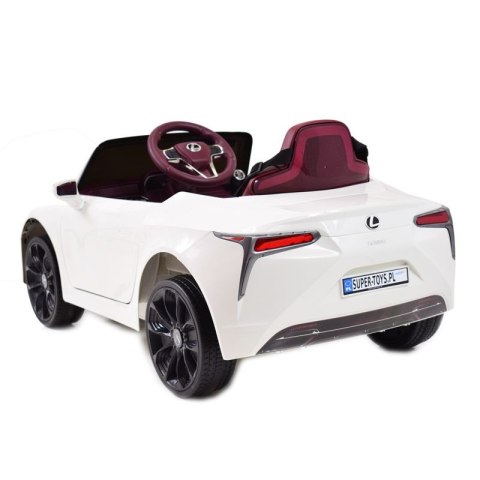 ORYGINALNY LEXUS LC500 NA NAJLEPSZEJ WERSJI, MIĘKKIE KOŁA, MIĘKKIE SIEDZENIE/JE1618