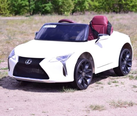 ORYGINALNY LEXUS LC500 NA NAJLEPSZEJ WERSJI, MIĘKKIE KOŁA, MIĘKKIE SIEDZENIE/JE1618