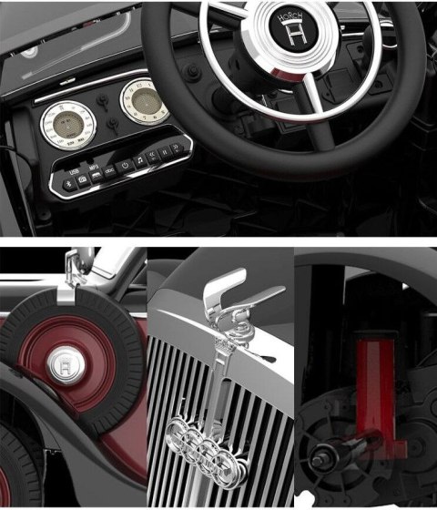 ORYGINALNE AUDI HORCH DLA DZIECKA I DLA RODZICA DO 100 KG, 2X200 W, 24 V/JE1005