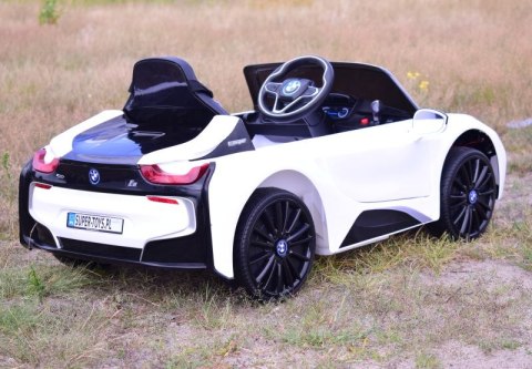 ORYGINALNE BMW I8 - MIĘKKIE KOŁA, MIĘKKIE SIEDZENIE/JE1001