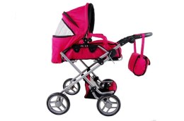 Wielki wózek dla lalek 5 funkcyjny z regulowaną rączka9333