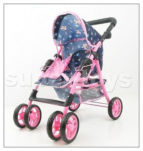 Wózek dla lalek spacerowy 2 funkcyjny 9352