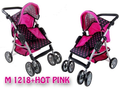 Wózek dla lalek spacerowy 2 funkcyjny 9352