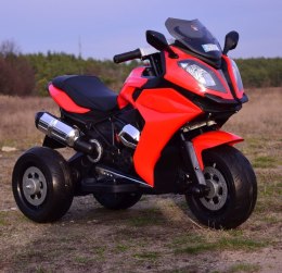 WIELKI MOTOR ŚCIGACZ, MIĘKKIE KOŁA EVA, MIĘKKIE SIEDZENIE STRONG 2 EXCLUSIVE/NEL-1300