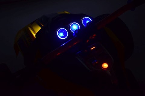 MEGA MOCNY MOTOR 3 KOŁOWY LAND 33, AMORTYZATORY, MIĘKKIE KOŁA/XB3118