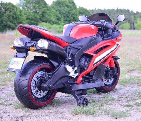 WIELKI MOTOR NA AKUMULATOR - GAZ W MANETCE, HAMULEC, ŚWIECĄCE KOŁA - SUPER JAKOSĆ/SD-R6