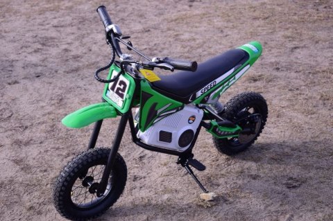 REWELACYJNY MOTOR CROSSOWY SPEED POMPOWANE KOŁA, STALOWA RAMA 36V/A9901