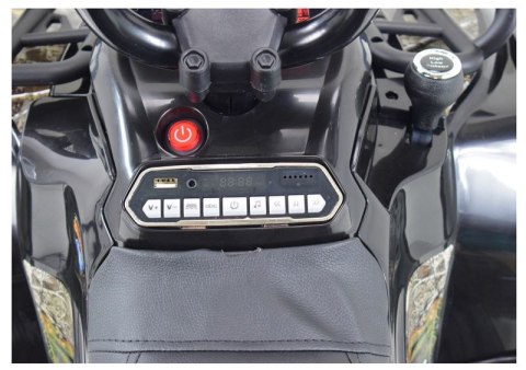 MEGA QUAD NA AKUMULATOR, MIĘKKIE KOŁA, MIĘKKIE SIEDZENIE, AMORTYZATORY/JS009