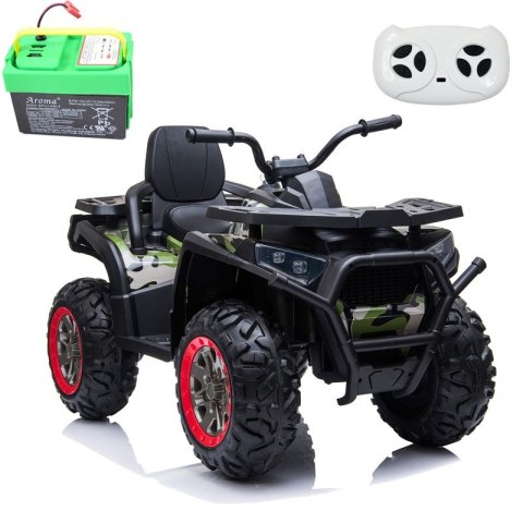 MEGA WIELKI QUAD, AMORTYZATORY, MIĘKKIE KOŁA, PILOT, WOLNY START, /XMX607