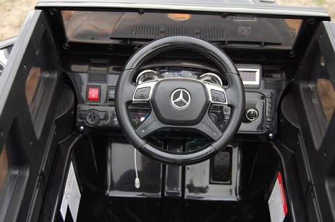 MERCEDES G63 AMG DWA SILNIKI, OTWIERA DRZWI MOCNY, MIĘKKIE KOŁA/HL168