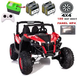 MEGA AUTO BUGGI 4X4 , PANEL MP4 , MIĘKKIE KOŁA EVA, MIĘKKIE SIEDZENIE FULL OPCJA 2X 12V/XMX603