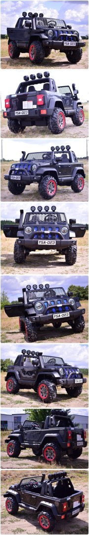 MEGA DZIP 4X4, MIĘKKIE KOŁA EVA, MIĘKKIE SIEDZENIE, PANEL, FULL OPCJA /YSA023