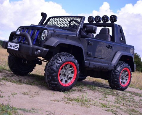 MEGA DZIP 4X4, MIĘKKIE KOŁA EVA, MIĘKKIE SIEDZENIE, PANEL, FULL OPCJA /YSA023