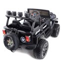 MEGA JEEP 4X4 Z REDUKTOREM NAPĘDU EXCLUSIVE, WOLNY START,MIĘKKIE KOŁA, 2x12V 10 Ah/WXE1688