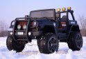 MEGA JEEP 4X4 Z REDUKTOREM NAPĘDU EXCLUSIVE, WOLNY START,MIĘKKIE KOŁA, 2x12V 10 Ah/WXE1688