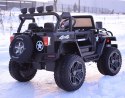 MEGA JEEP 4X4 Z REDUKTOREM NAPĘDU EXCLUSIVE, WOLNY START,MIĘKKIE KOŁA, 2x12V 10 Ah/WXE1688