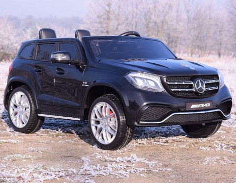 MERCEDES GLS 63, 4 SILNIKI, 2X12 V, MIĘKKIE KOŁA, MIĘKKIE SIEDZENIE, KLIMATYZACJA DLA 2 DZIECI/HL228