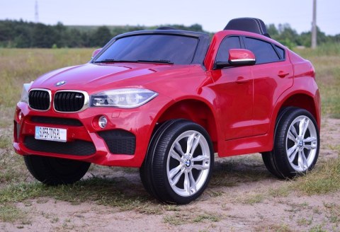 ORYGINALNE BMW X6M W NAJLEPSZEJ WERSJI, MIĘKKIE SIEDZENIE, PILOT 2.4 GHZ, LAKIER/ 2199