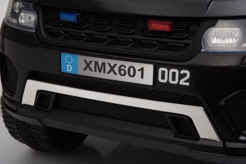 JEEP POLICJA 4X4, 2x12V Z AMORTYZATORAMI, PILOT, REDUKTOR/ XMX-601