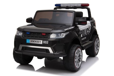 JEEP POLICJA 4X4, 2x12V Z AMORTYZATORAMI, PILOT, REDUKTOR/ XMX-601