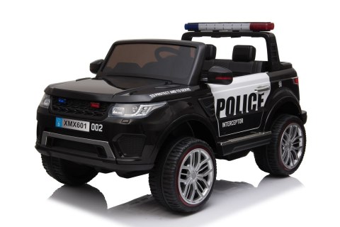 JEEP POLICJA 4X4, 2x12V Z AMORTYZATORAMI, PILOT, REDUKTOR/ XMX-601