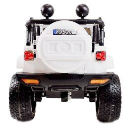 MEGA JEEP 4X4, MIĘKKIE KOŁA, MIĘKKIE SIEDZENIE, FUNKCJA BUJANIA SUPER HIT/LT828