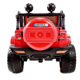 MEGA JEEP 4X4, MIĘKKIE KOŁA, MIĘKKIE SIEDZENIE, FUNKCJA BUJANIA SUPER HIT/LT828