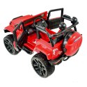 MEGA JEEP 4X4, MIĘKKIE KOŁA, MIĘKKIE SIEDZENIE, FUNKCJA BUJANIA SUPER HIT/LT828