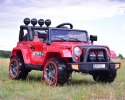 MEGA JEEP FULLTIME, NAPĘD 4X4, 1X12V ,WOLNY START/ MIĘKKIE KOŁA, FUNKCJA BUJANIA EXCLUSIVE LAKIER/7588