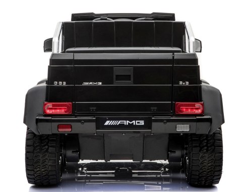 MEGA POJAZD- ORYGINALNY MERCEDES G63, NAPĘD 6X6, MIĘKKIE KOŁA, MIĘKKIE SIEDZENIE, SIEDZENIE DLA RODZICA, 12V 14AH/SX-1888
