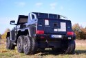 MEGA POJAZD- ORYGINALNY MERCEDES G63, NAPĘD 6X6, MIĘKKIE KOŁA, MIĘKKIE SIEDZENIE, SIEDZENIE DLA RODZICA, 12V 14AH/SX-1888