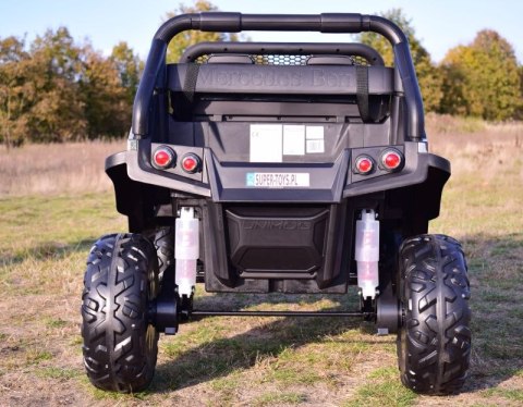 MERCEDES BENZ UNIMOG 4X4,12V14AH, AMORTYZATORY, MIĘKKIE KOŁA,MIĘKKIE SIEDZENIE SUPER OPCJA/UNIMOG