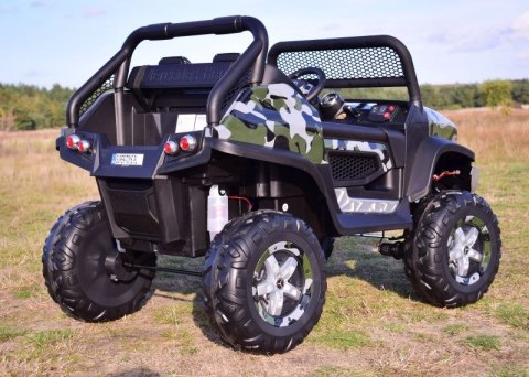 MERCEDES BENZ UNIMOG 4X4,12V14AH, AMORTYZATORY, MIĘKKIE KOŁA,MIĘKKIE SIEDZENIE SUPER OPCJA/UNIMOG