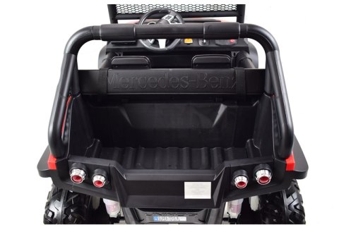 MERCEDES BENZ UNIMOG 4X4,12V14AH, AMORTYZATORY, MIĘKKIE KOŁA,MIĘKKIE SIEDZENIE SUPER OPCJA/UNIMOG