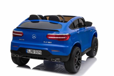 MERCEDES GLC 63S LICENCJA, 4X4, 2x12V, MIĘKKIE KOŁA EVA, MIĘKKIE SIEDZENIE, WALIZKA, FULL OPCJA/XMX608