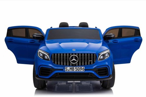 MERCEDES GLC 63S LICENCJA, 4X4, 2x12V, MIĘKKIE KOŁA EVA, MIĘKKIE SIEDZENIE, WALIZKA, FULL OPCJA/XMX608