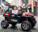 MEGA BUGGY 4X4 2x12V SPEED NEW DLA 2 DZIECI, MĘKKIE KOŁA, MIĘKKIE SIEDZENIA/S2588