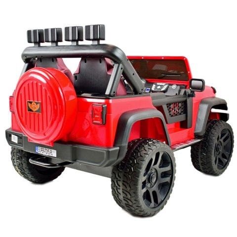 MEGA DZIP DLA 2 DZIECI, 4X4, FUNKCJA BUJANIA, AMORTYZATORY, KIERUNKOWSKAZY,KONTROLKI W KOKPICIE/LT518