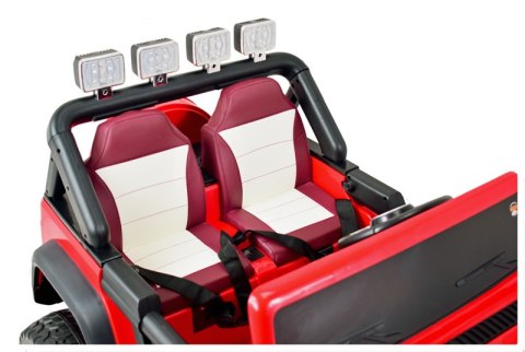 MEGA DZIP DLA 2 DZIECI, 4X4, FUNKCJA BUJANIA, AMORTYZATORY, KIERUNKOWSKAZY,KONTROLKI W KOKPICIE/LT518