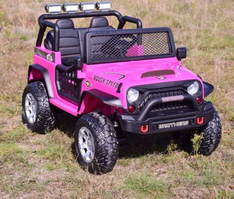 WIELKI DZIP 4X4 ROUGH SPEED, FUNKCJA BUJANIA, WALIZKA, RADIO FM, MIĘKKIE KOŁA/XMX-617
