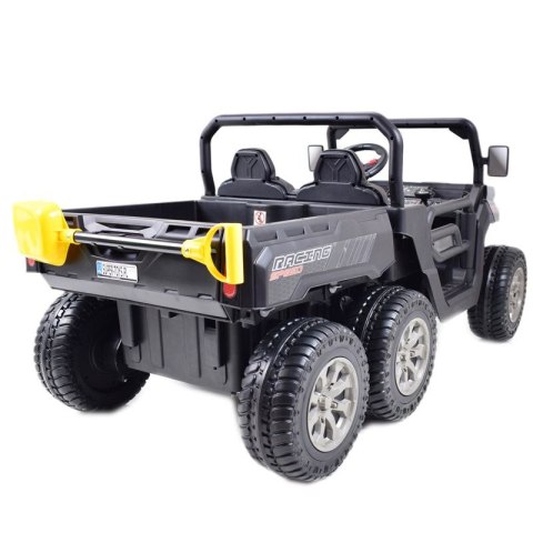 BUGGY 6 KOŁOWY DLA 2 DZIECI, ELEKTRYCZNA WYWROTKA, MIĘKKIE KOŁA, MIĘKKIE SIEDZENIE/XMX623B