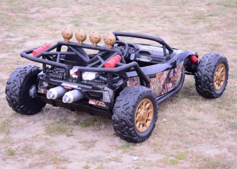 MEGA BUGGY BEAST DLA 2 DZIECI, 400 WAT, 24V, MIĘKKIE SIEDZENIE, MIĘKKIE KOŁA, WALIZKA NA AKUMULATOR,/JS3168