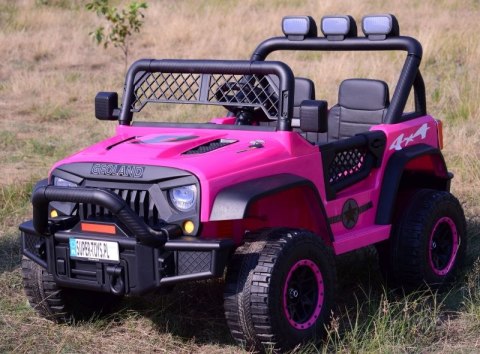 OLBRZYMI, SUPER MOCNY JEEP GEOLAND - 24V - 800 WAT, MIĘKKIE KOŁA, MIĘKKIE SIEDZENIE/BRD-2108