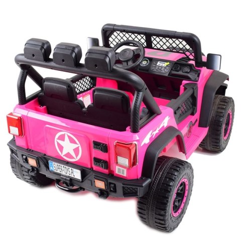 OLBRZYMI, SUPER MOCNY JEEP GEOLAND - 24V - 800 WAT, MIĘKKIE KOŁA, MIĘKKIE SIEDZENIE/BRD-2108