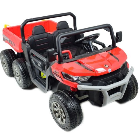 BUGGY 6 KOŁOWY DLA 2 DZIECI, ELEKTRYCZNA WYWROTKA, MIĘKKIE KOŁA, MIĘKKIE SIEDZENIE, 400 WAT/XMX623B